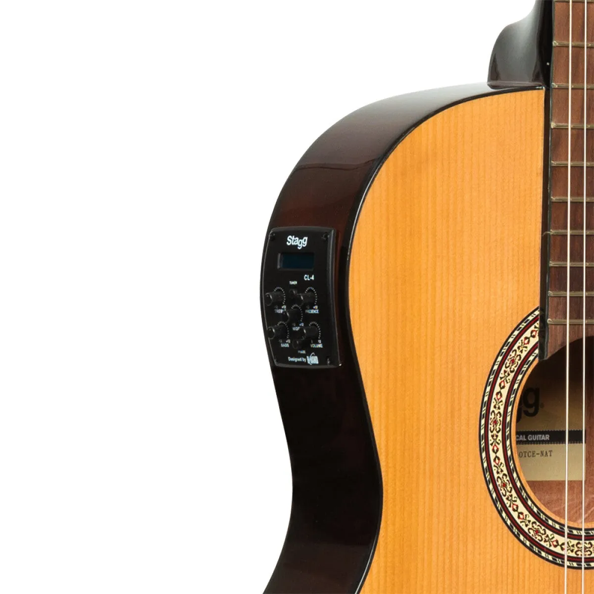 Stagg SCL60 TCE Acoustic-Electric Classical Guitar - Natural