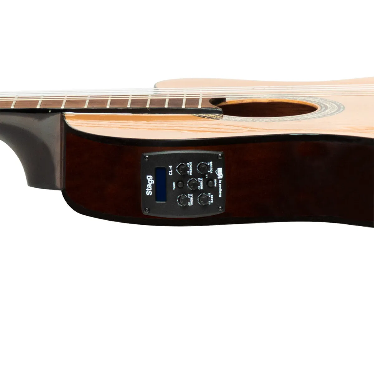 Stagg SCL60 TCE Acoustic-Electric Classical Guitar - Natural