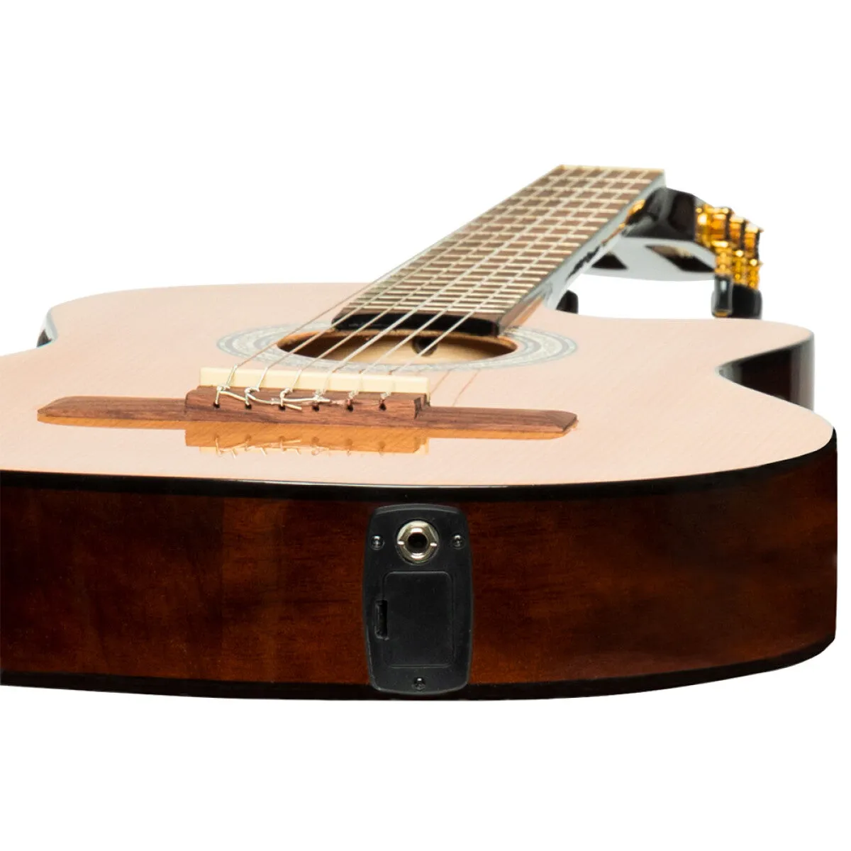 Stagg SCL60 TCE Acoustic-Electric Classical Guitar - Natural