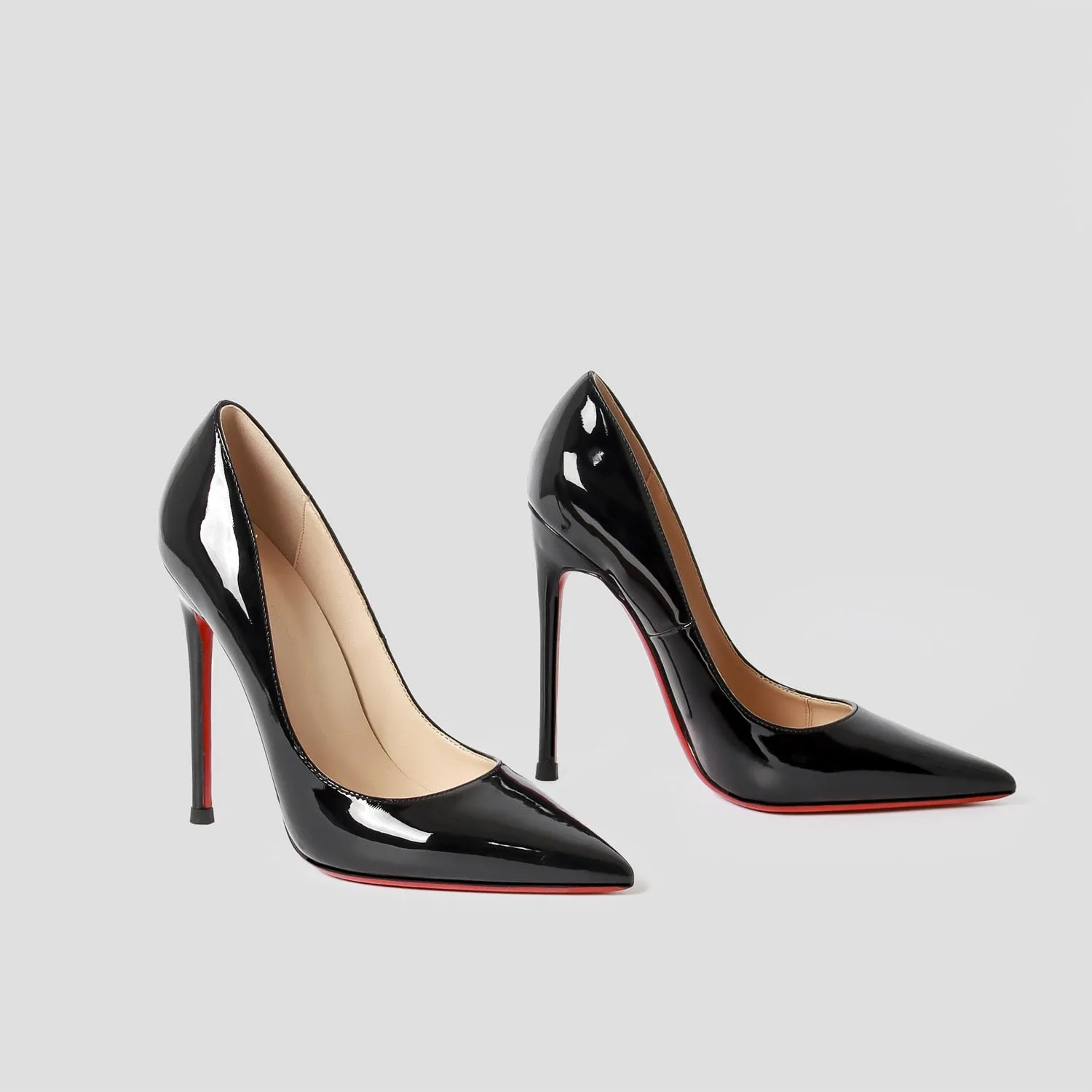 Star Style Shoes Red Shiny Bottom Pumps Brand High Heel Shoes 12cm
