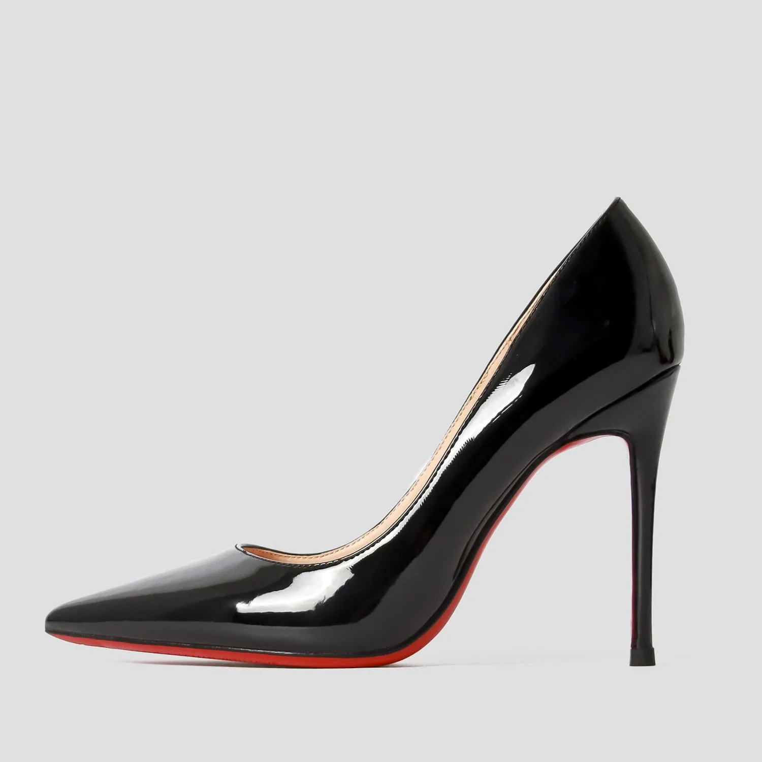 Star Style Shoes Red Shiny Bottom Pumps Brand High Heel Shoes 12cm
