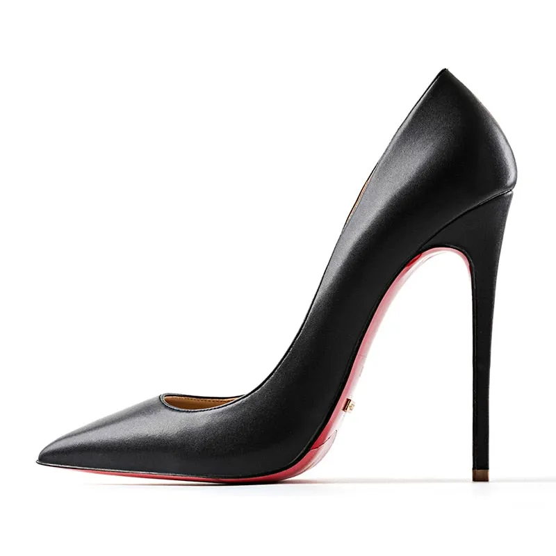 Star Style Shoes Red Shiny Bottom Pumps Brand High Heel Shoes 12cm