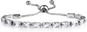 Stylish Cubic Zirconia Tennis Bracelet - Adjustable Tennis Bracelet for Women, Luxurious Bracelet Perfect for Everyday Wear