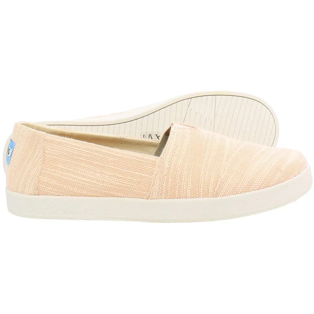 Toms Alpargata Womens Peach Espadrilles