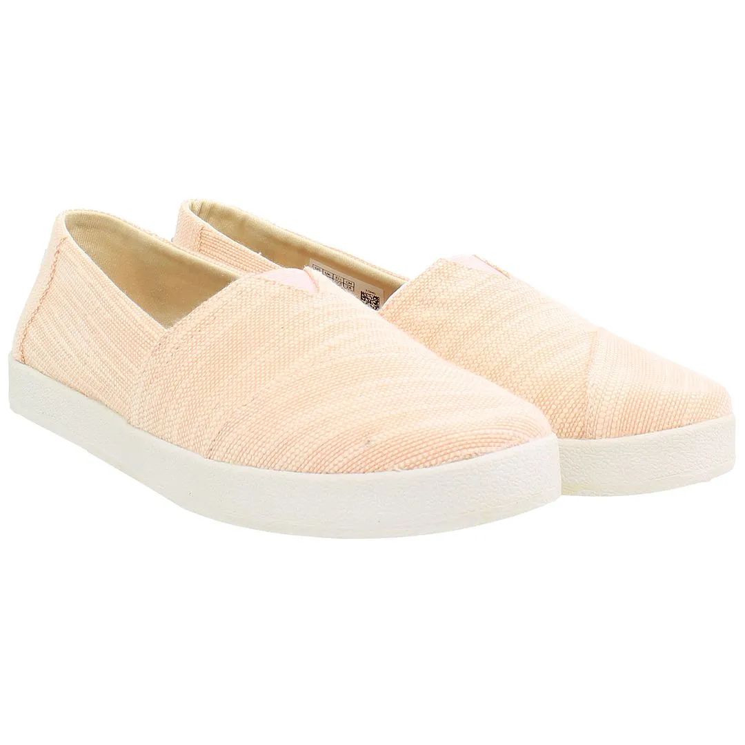 Toms Alpargata Womens Peach Espadrilles
