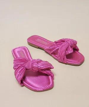 TOP MODA Gemma Slides Sandals, Fuchsia