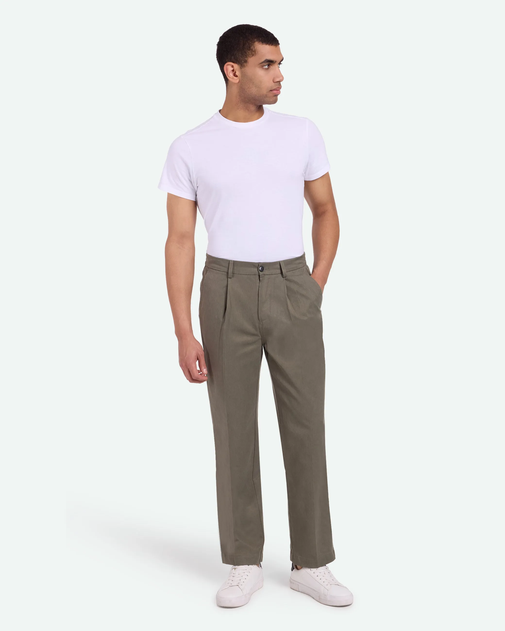 Tucker dressed pants 3750 - Dusty Olive