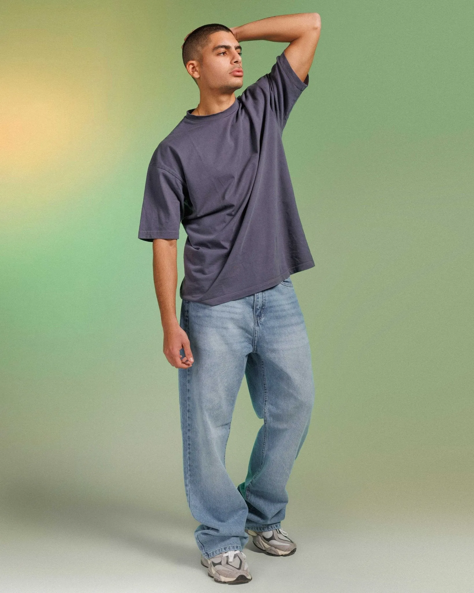 Unisex | Wide Leg - Baby Blue Jeans