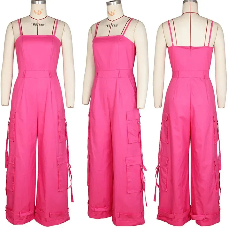 Urban Cargo Wide-Leg Jumpsuit