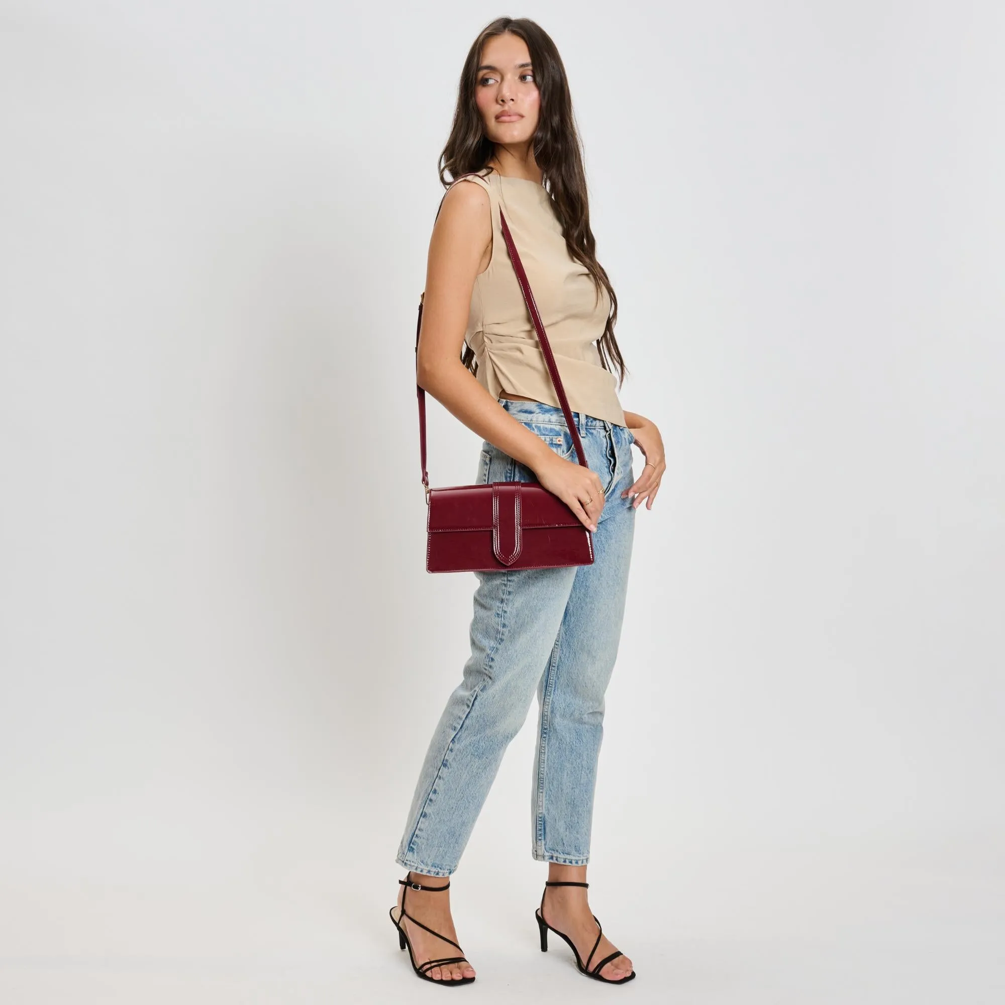 Violet - Patent Crossbody