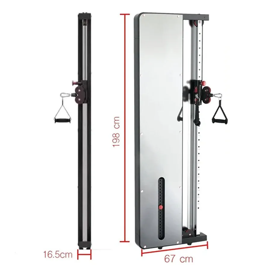 Warrior Wall Mounted Cable Pulley Home Gym System (Single Stack)
