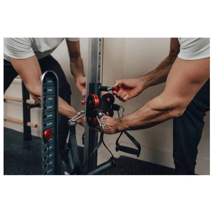 Warrior Wall Mounted Cable Pulley Home Gym System (Single Stack)