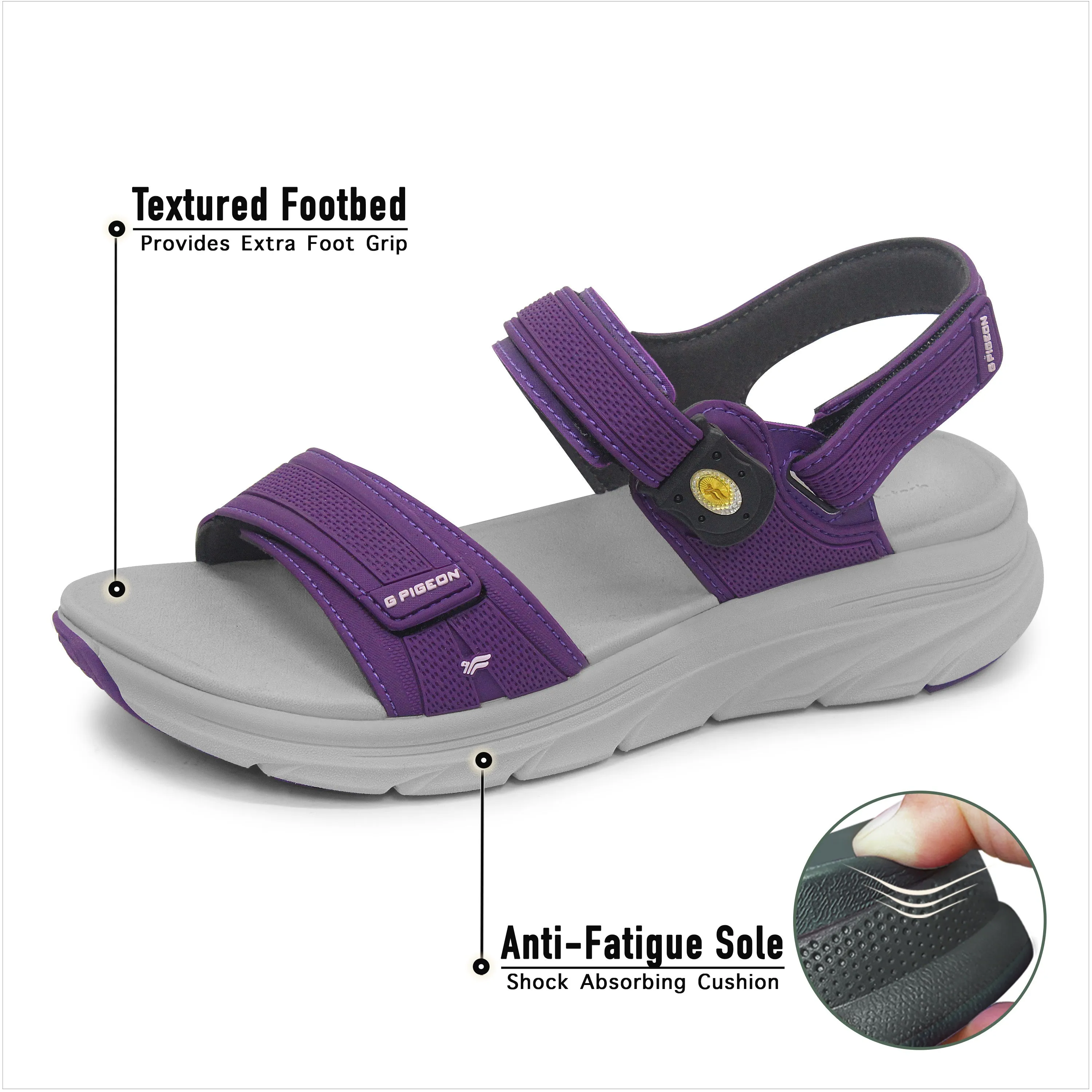 Women EVA: 3836 Purple