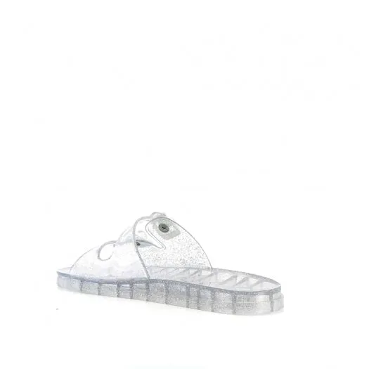 Women Sandals Mambo Sandal Glitter Silver - أحذية