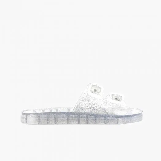 Women Sandals Mambo Sandal Glitter Silver - أحذية
