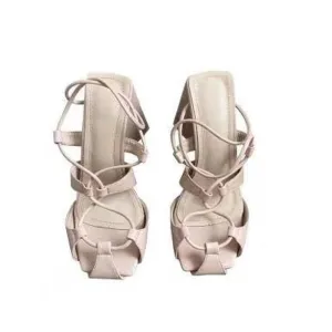 Women's Style Cross-Tied Pumps Slippers
