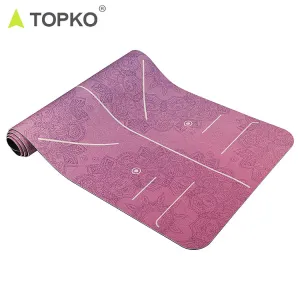 Yoga Mat - Foldable Thin Hot Yoga Mat Non Slip Sweat Absorbent Fitness & Exercise Mat for Yoga, Pilates