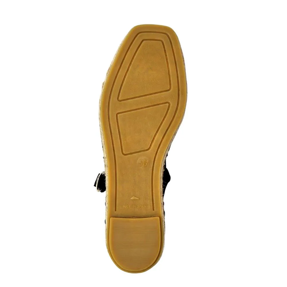 Yvonne Leather Mary Jane Espadrilles - YVONNE / 327 518