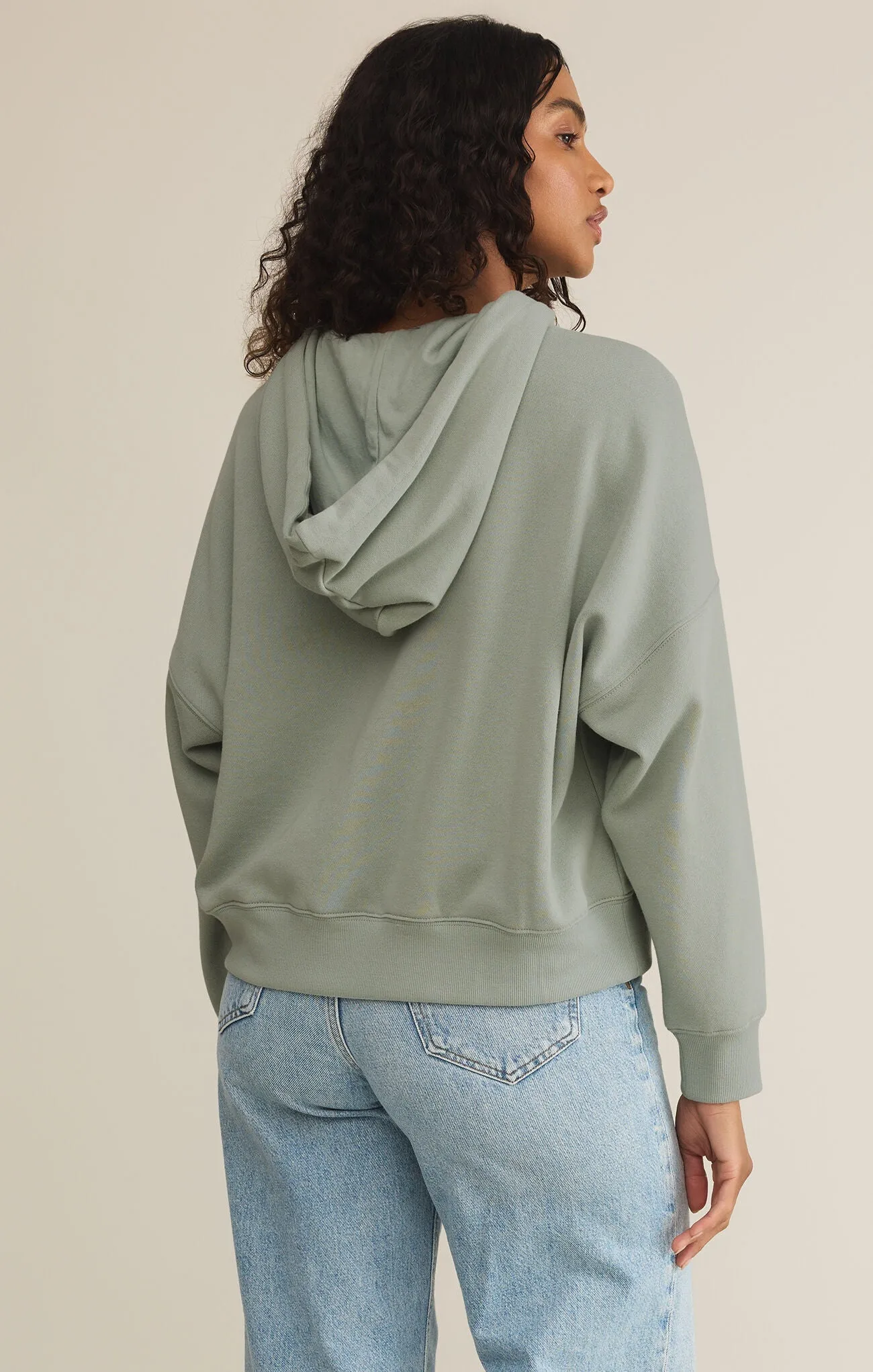 Z Supply Infield Hoodie - Sage Green