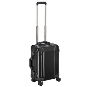 Zero Halliburton Geo Aluminum 3.0 Carry-on 4 Wheel Spinner Travel Case ZRG2519 (BLACK)
